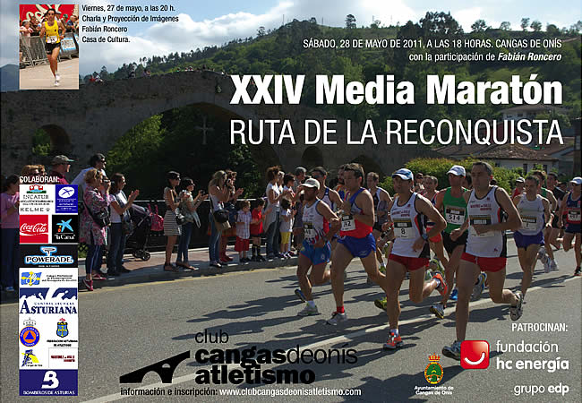 XXIV Media Maratón 'Ruta de la Reconquista' Cangas de Onís Asturias  Mayo 2011