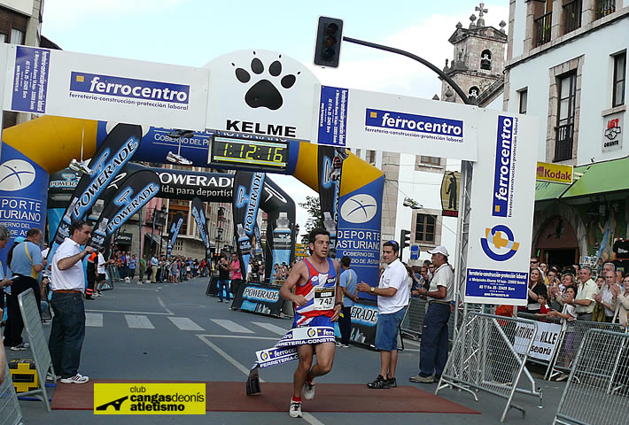 Dioni campeón de la Media Maratón 'Ruta de la Reconquista' 2010