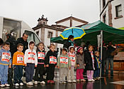 Haz clic sobre la foto para ampliarla, Salida de los Chupatines Carrera de Navidad 2009 en Cangas de Onís 2009