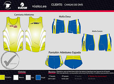 Ropa deportiva atletismo Cangas de Onís